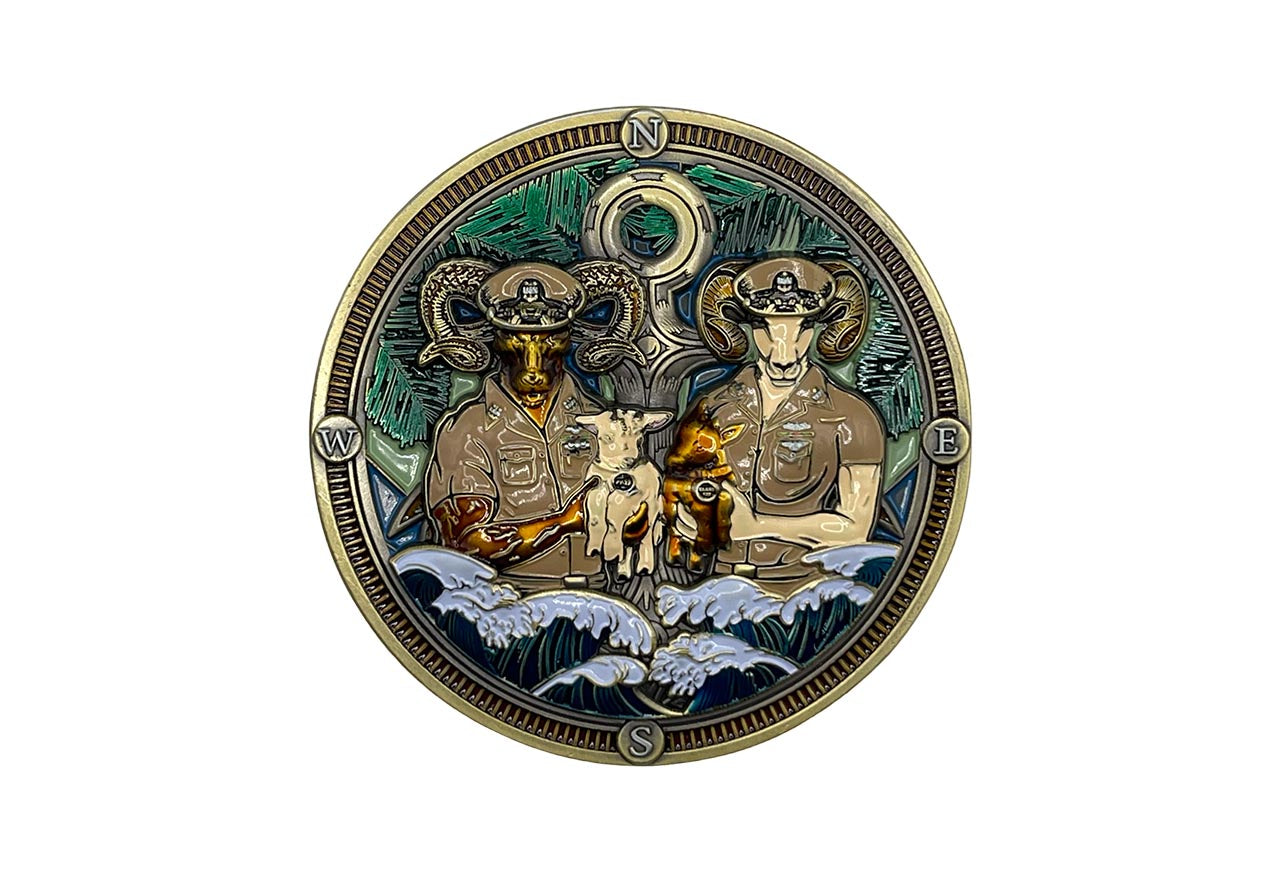 CPO FY-23 Baby Goat Coin - Miami Vets Memorabilia